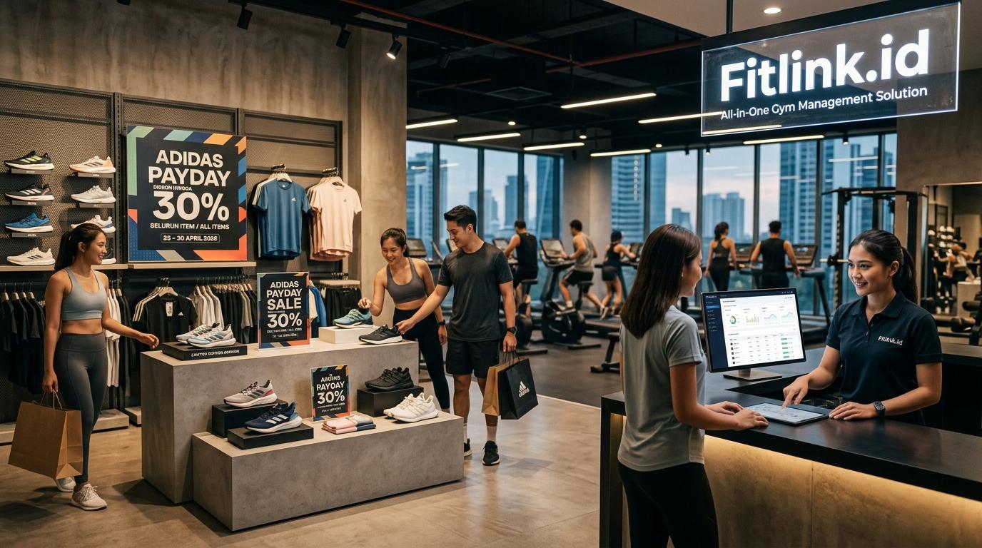 Memanfaatkan Euforia Adidas Payday Sale 2026: Strategi Cerdas Pemilik Gym Meningkatkan Retensi Member dan Pendapatan Retail